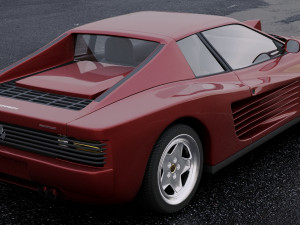 Ferrari testarossa 1986 3D Model