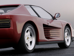 Ferrari testarossa 1986 3D Model