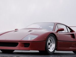 ferrari f40 1987 3D Model