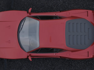 ferrari f40 1987 3D Model