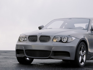 1 series coupe 2007 3D Model
