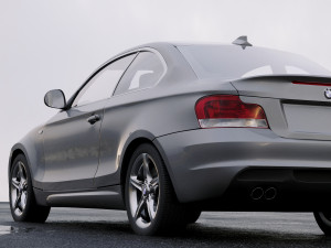 1 series coupe 2007 3Dモデル