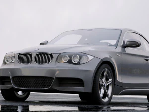 1 series coupe 2007 3D Model