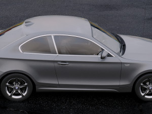 1 series coupe 2007 3Dモデル