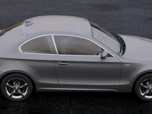 1 series coupe 2007 3D Model