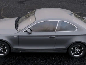1 series coupe 2007 3D Model
