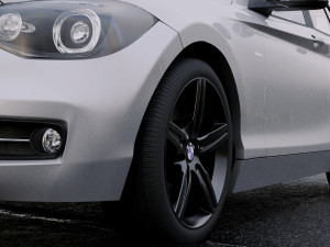 1-series coupe 5door 2011 Modèle 3D