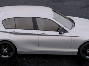 1-series coupe 5door 2011 Modèle 3D