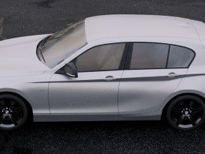 1-series coupe 5door 2011 Modèle 3D