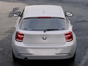 1-series coupe 5door 2011 3D Model