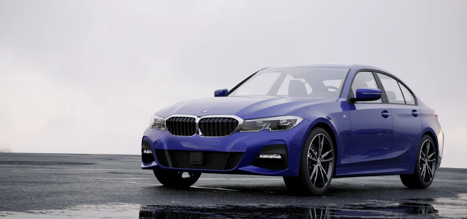 3 series g20 m sport sedan 2019 3D Model .c4d .max .obj .3ds .fbx .stl .blend