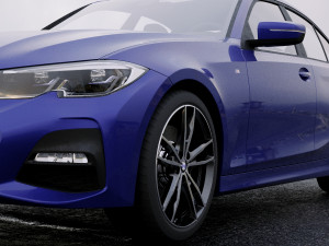 3 series g20 m sport sedan 2019 3D मॉडल