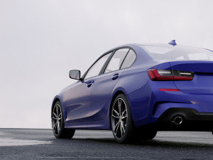 3 series g20 m sport sedan 2019 3D मॉडल