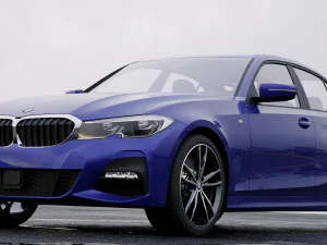 3 series g20 m sport sedan 2019 3D Model