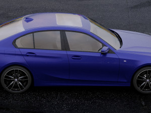 3 series g20 m sport sedan 2019 3D मॉडल