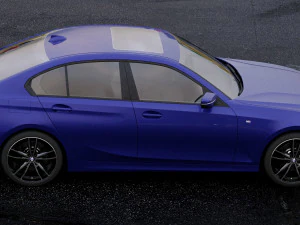 3 series g20 m sport sedan 2019 3D Model