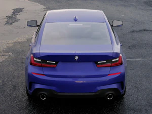 3 series g20 m sport sedan 2019 3D Model