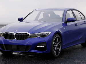3 series g20 m sport sedan 2019 3D Model