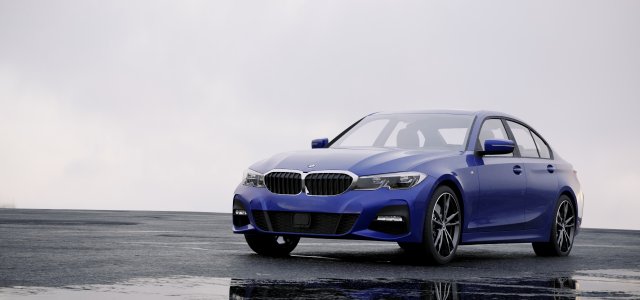 3 series g20 m sport sedan 2019 detailed interior 3D Model .c4d .max .obj .3ds .fbx .stl .blend 