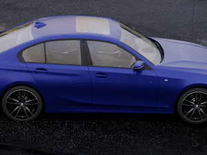 3 series g20 m sport sedan 2019 detailed interior 3D Model