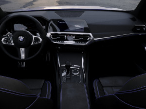 3 series g20 m sport sedan 2019 detailed interior 3D Model