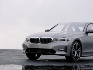 3 series g20 sport sedan 2019 detailed interior 3D Model