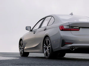 3 series g20 sport sedan 2019 detailed interior 3D Model