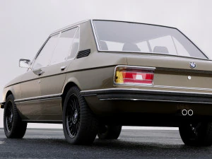 5-series e12 sedan 1978 3D Model