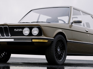 5-series e12 sedan 1978 3Dモデル