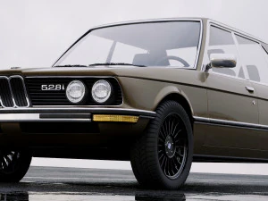 5-series e12 sedan 1978 3D Model