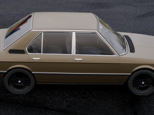 5-series e12 sedan 1978 3Dモデル