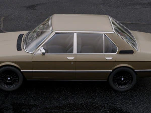 5-series e12 sedan 1978 3D Model