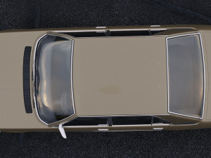 5-series e12 sedan 1978 3Dモデル