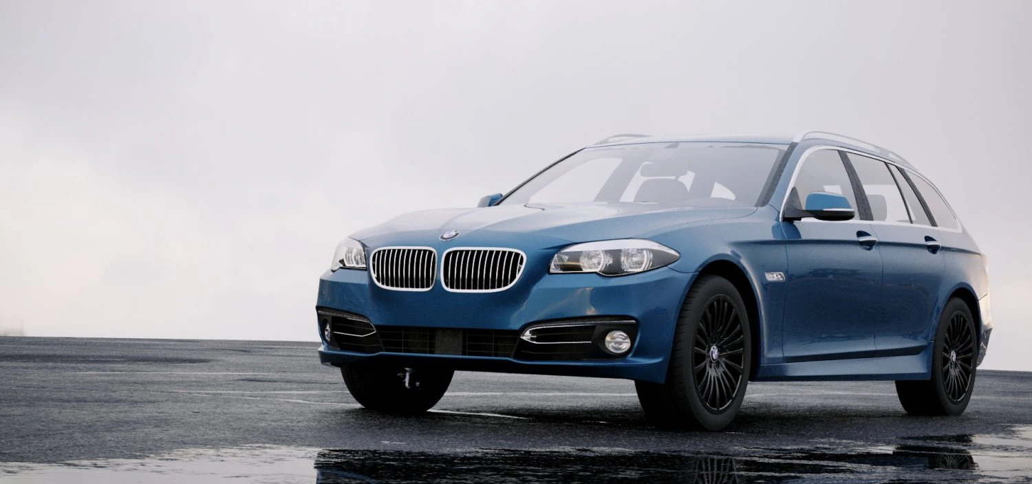 5-series f11 touring 2014 3D Model .c4d .max .obj .3ds .fbx .stl .blend