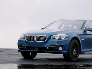 5-series f11 touring 2014 Modèle 3D