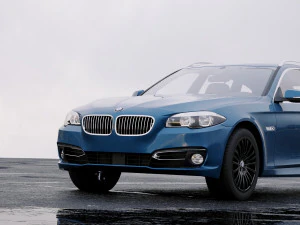 5-serie f11 touring 2014 3D Model