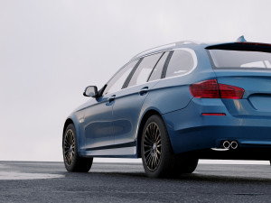 5-series f11 touring 2014 Modelo 3D