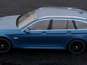 5-series f11 touring 2014 3D Model
