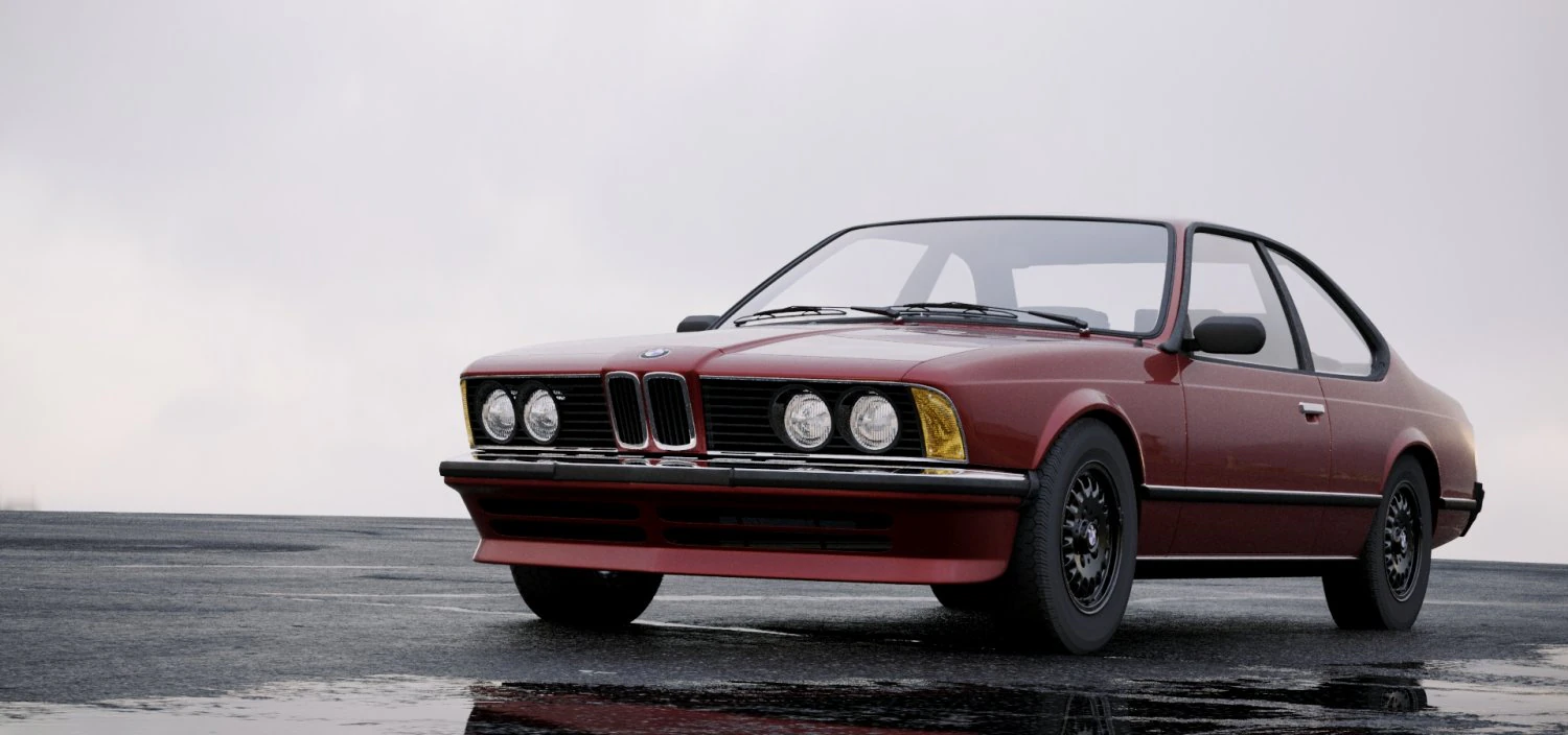6-series e24 1978 3D Model .c4d .max .obj .3ds .fbx .stl .blend