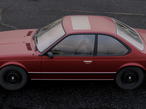 6-series e24 1978 3D Model