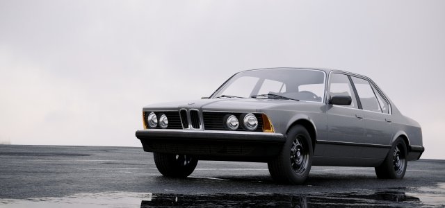 sedan 7-series e23 1982 3D Модель .c4d .max .obj .3ds .fbx .stl .blend 