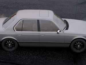 sedan 7-series e23 1982 3D Модель