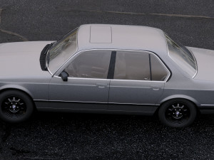 sedan 7-series e23 1982 3D Модель
