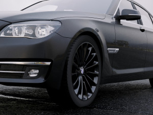sedan 7-series f02 2013 Model 3D