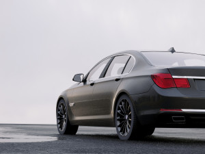 sedan 7-series f02 2013 Model 3D