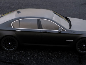 sedan 7-series f02 2013 Model 3D
