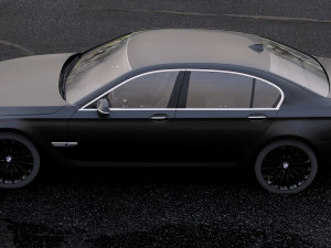 sedan 7-series f02 2013 Model 3D