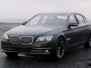 sedan 7-series f02 2013 Model 3D