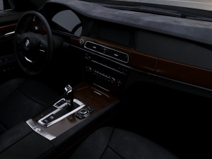 sedan 7-series f02 2013 Model 3D