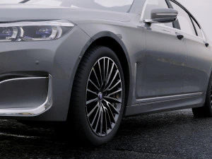 sedan 7-series g12 l 2019 3D Model